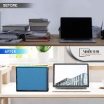 Sinboun Hanging File Organizer Letter-Size File Holder Filing Box Includes 5 Hanging Folders - Metal Mesh Magazine Book Letter Storage Cabinets File Cart for Office Home School, No Assembly Required - Image 7